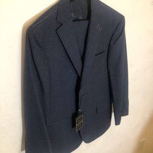 Jos A Bank Navy “Reserve” Suit (With Texture)